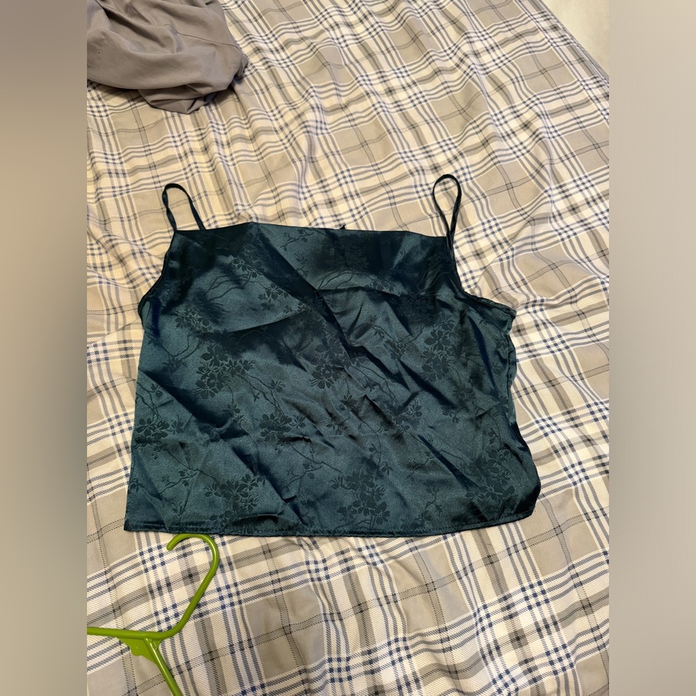 green tank top medium- never worn